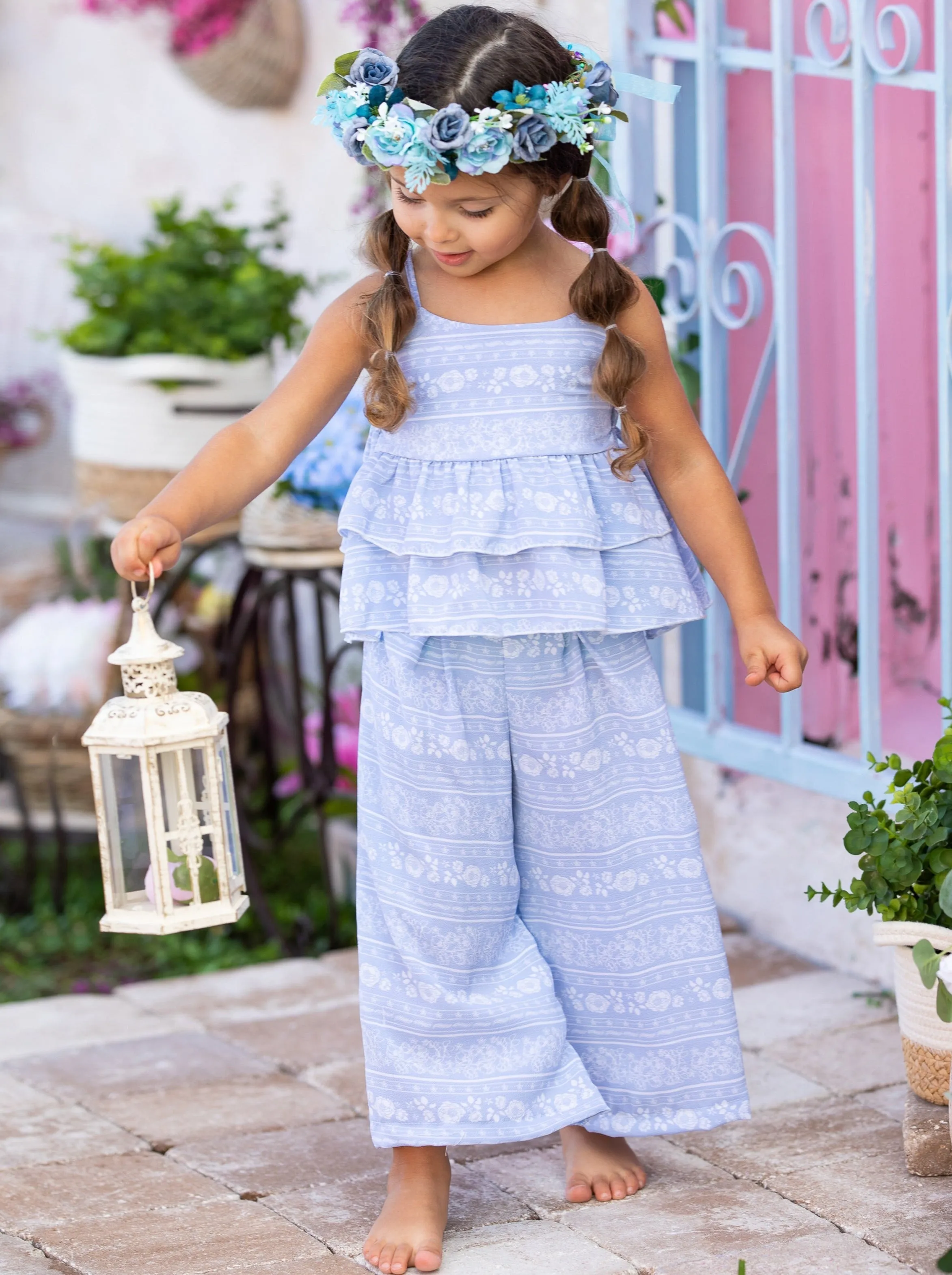 Buttercup Dreams Ruffle Top and Pants Set