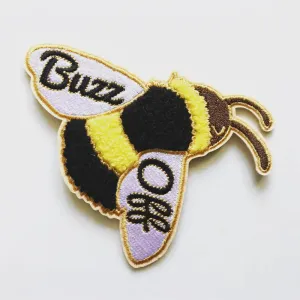 Buzz Off Iron On Patch