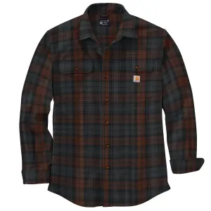 Carhartt Men's Loose Fit Heavyweight Flannel LS Plaid Shirt