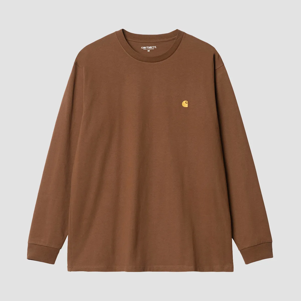 Carhartt WIP Chase Longsleeve T-Shirt Tamarind/Gold