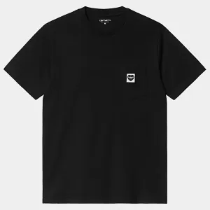 Carhartt WIP - Pocket Heart T-Shirt - Black / Black