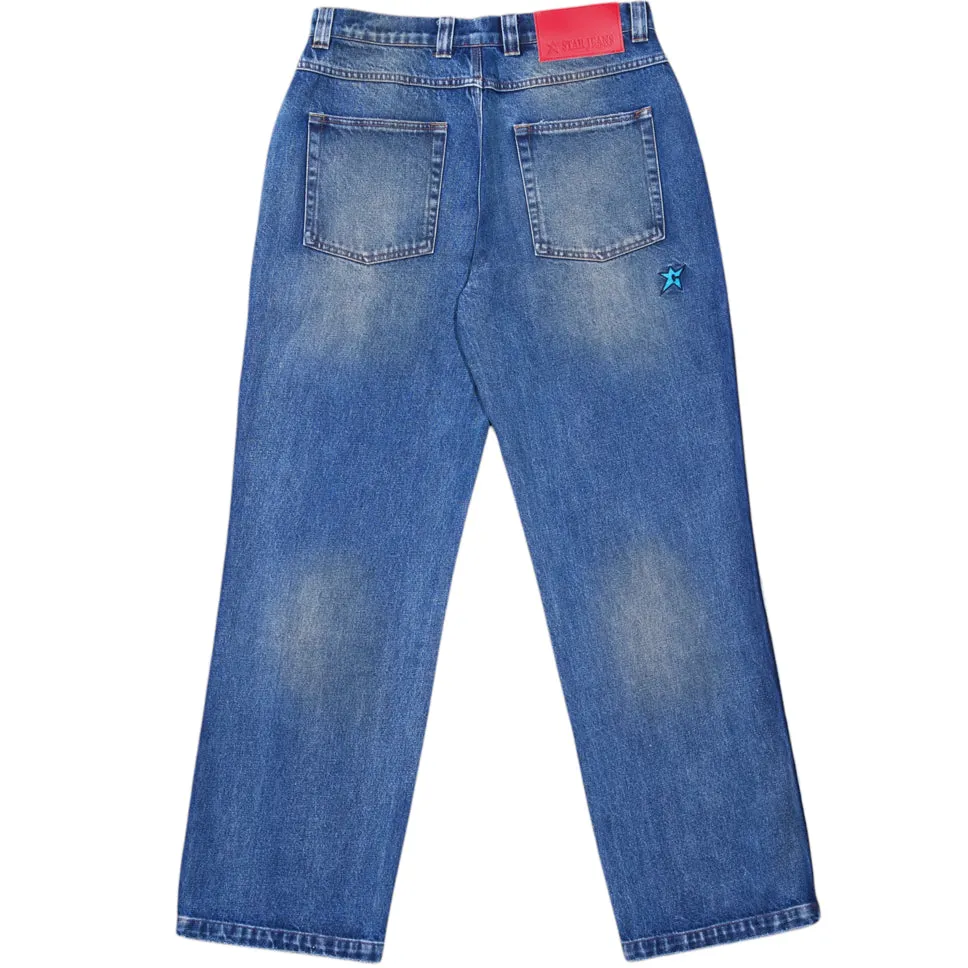Carpet Company C Star Washed Blue Jeans
