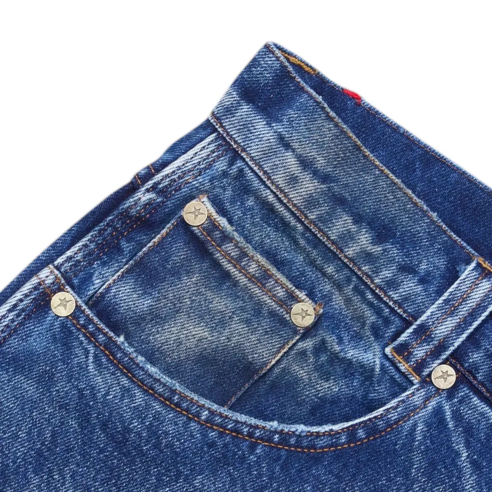 Carpet Company C Star Washed Blue Jeans