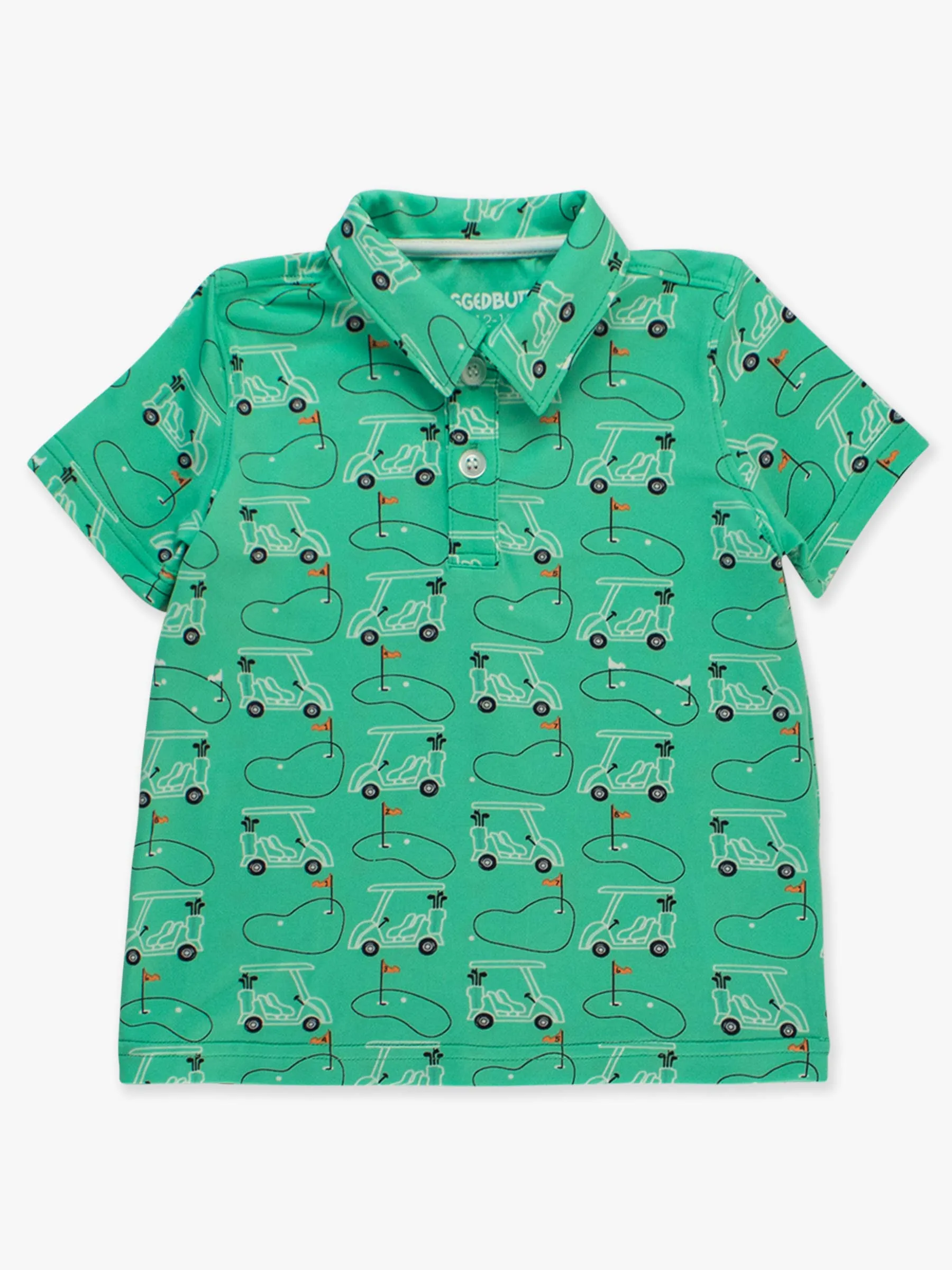 Cart Cruisers Knit Short Sleeve Performance Polo