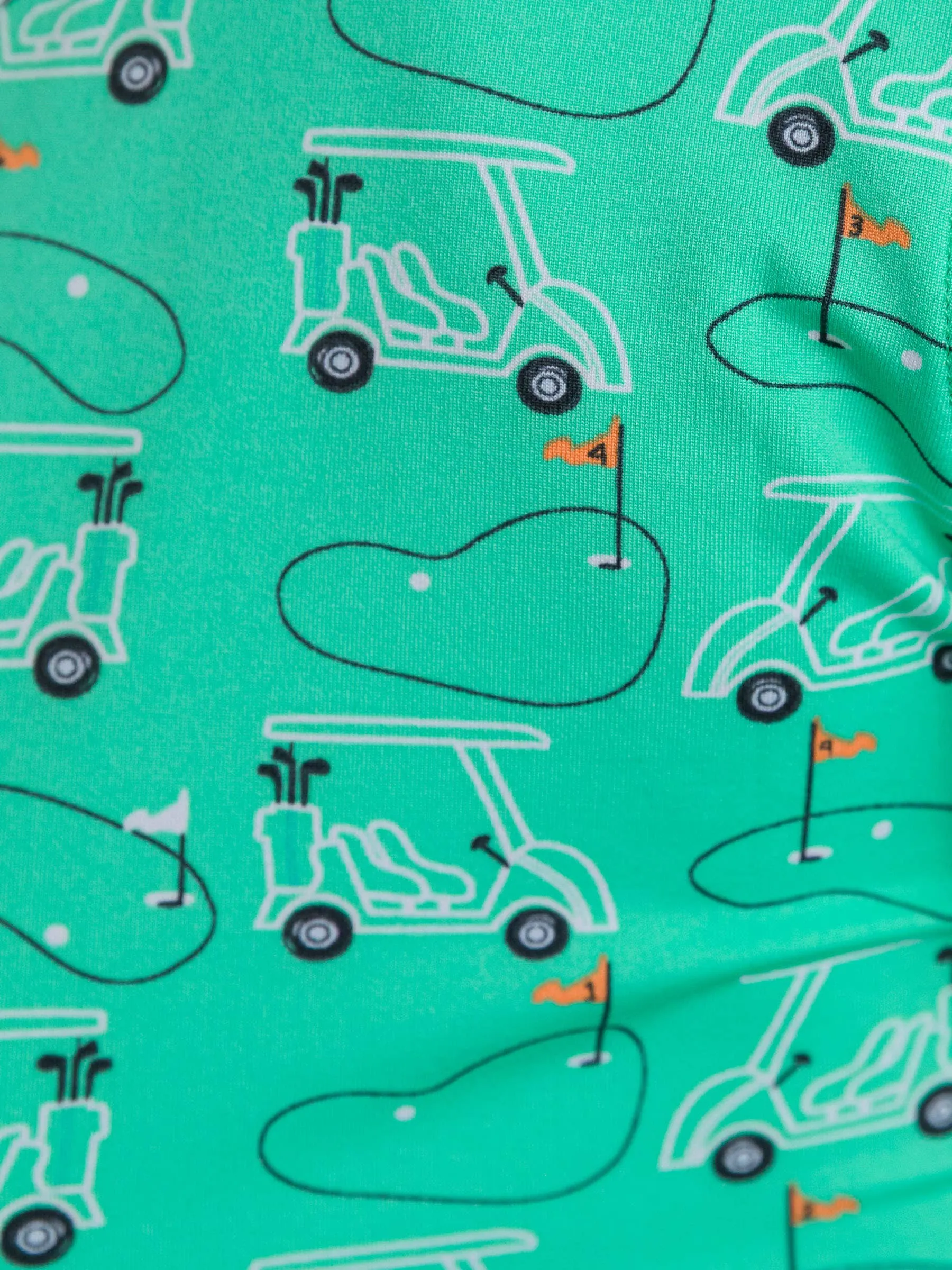 Cart Cruisers Knit Short Sleeve Performance Polo