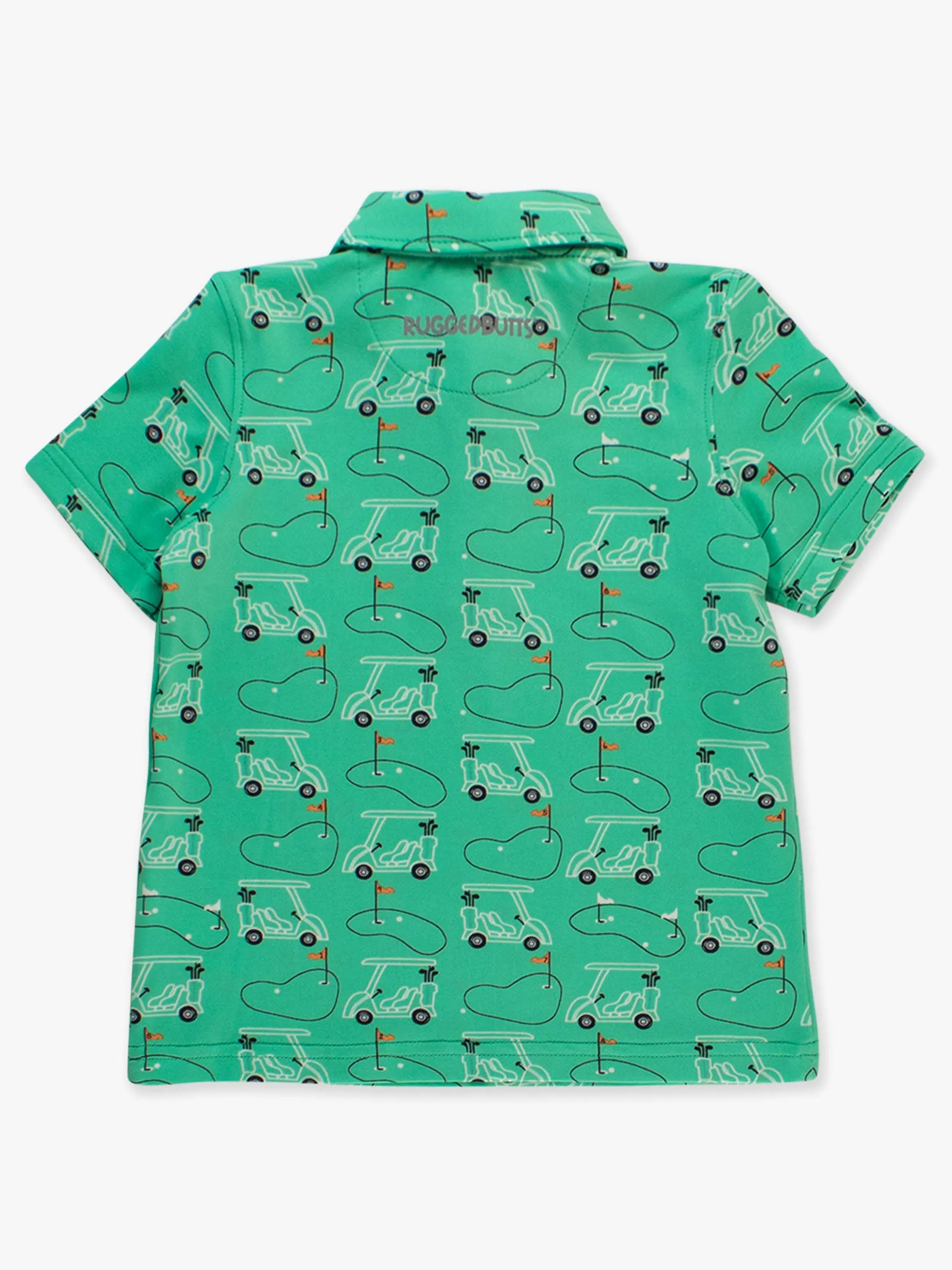 Cart Cruisers Knit Short Sleeve Performance Polo