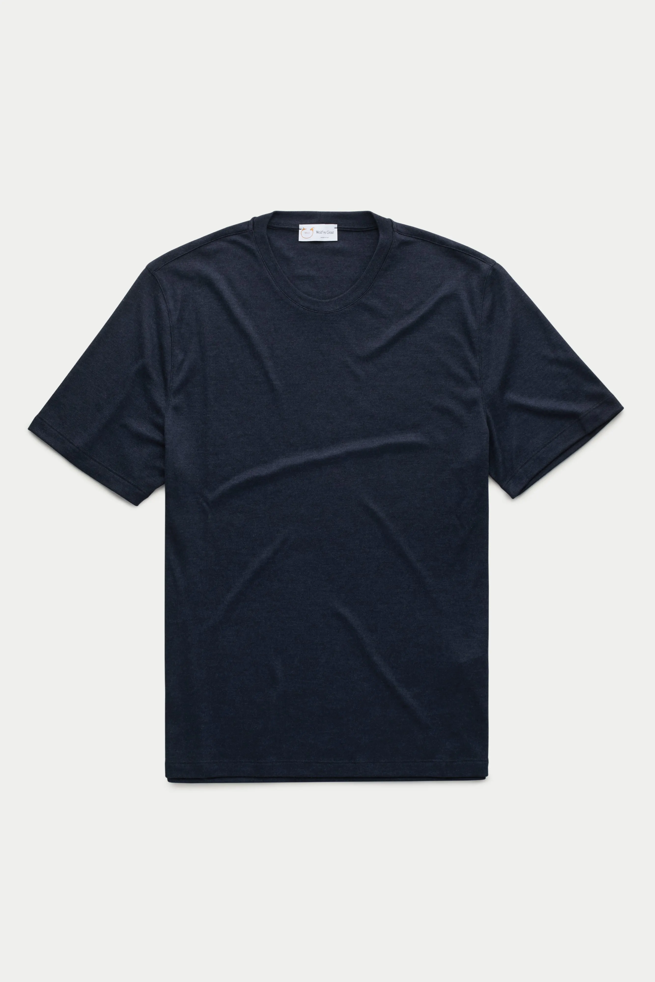 Cashmere Silk Interlock Short Sleeve Crewneck T-Shirt 5 Color Option