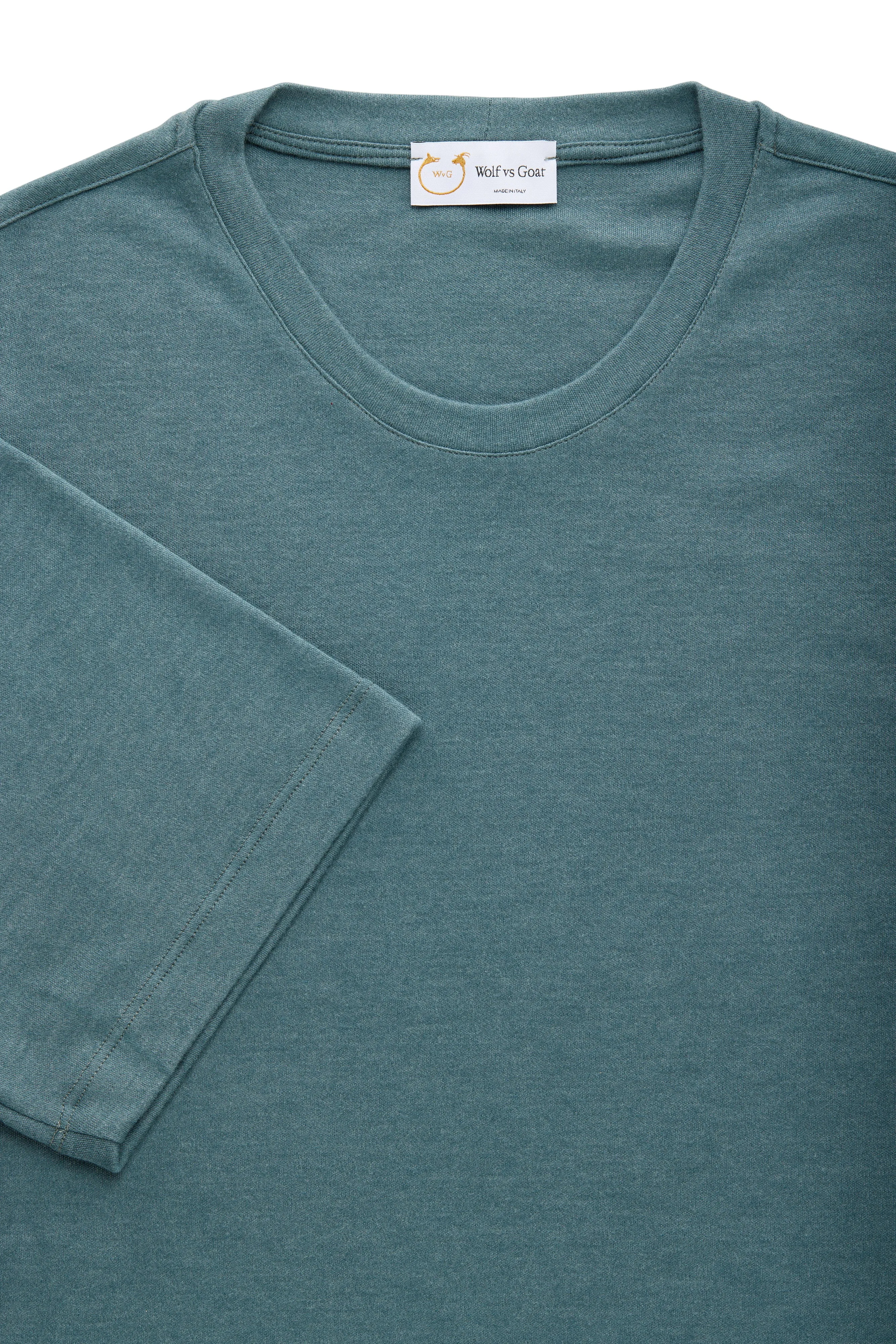 Cashmere Silk Interlock Short Sleeve Crewneck T-Shirt 5 Color Option