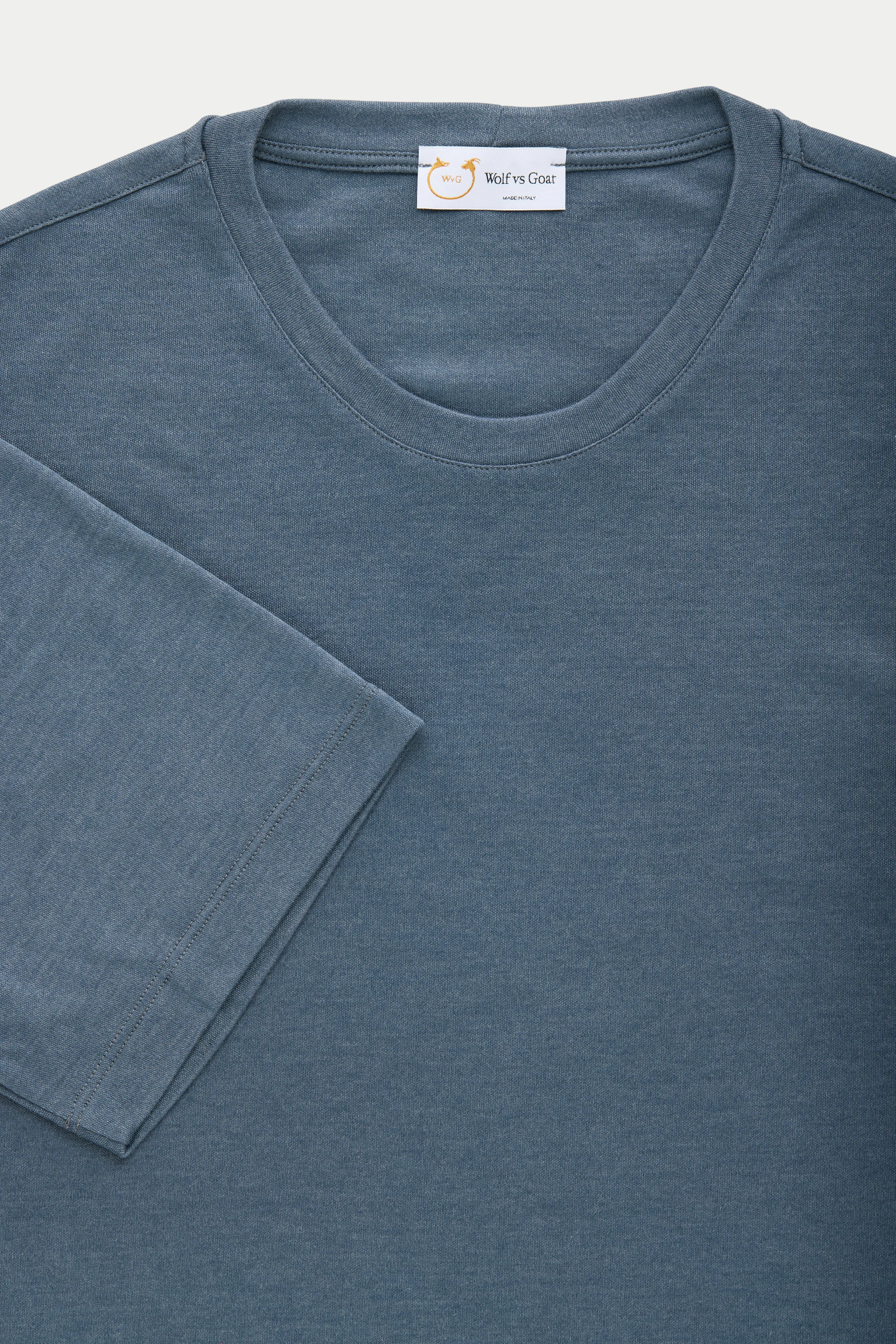 Cashmere Silk Interlock Short Sleeve Crewneck T-Shirt 5 Color Option