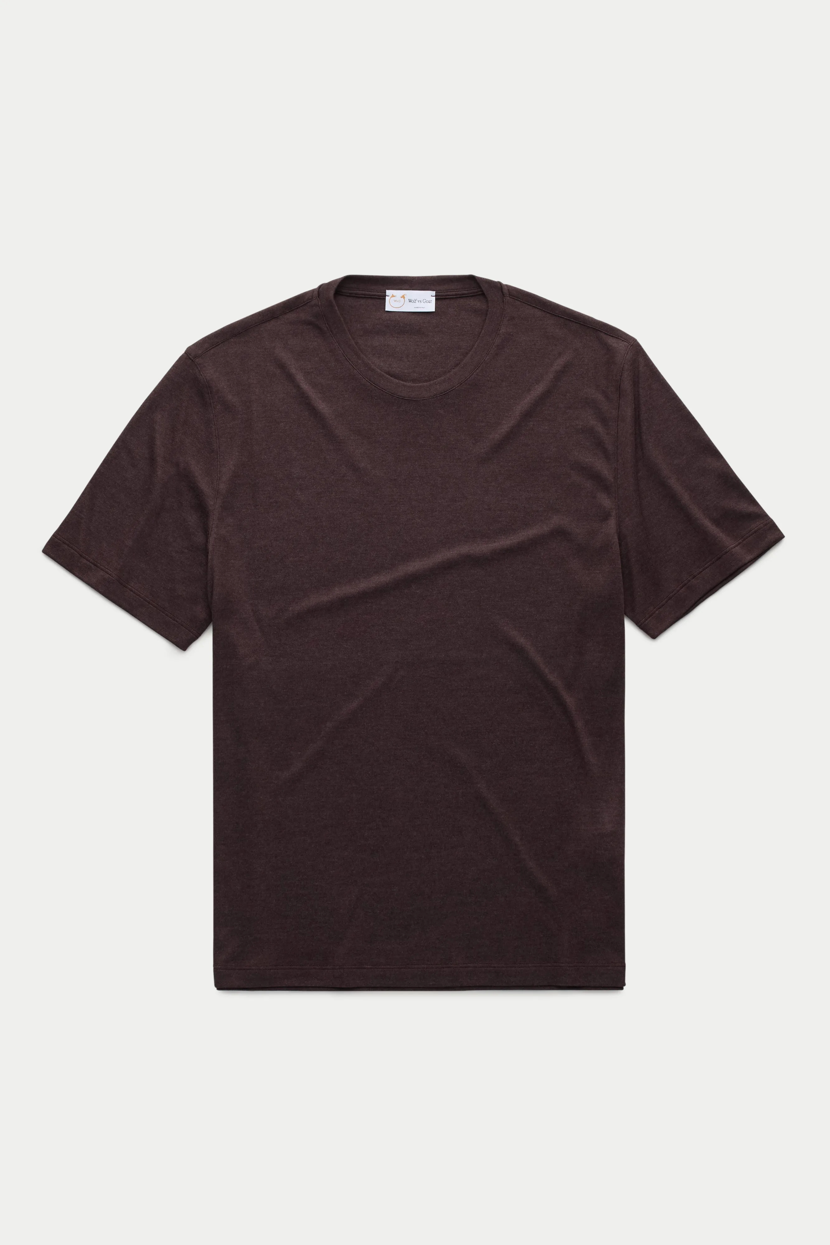 Cashmere Silk Interlock Short Sleeve Crewneck T-Shirt 5 Color Option