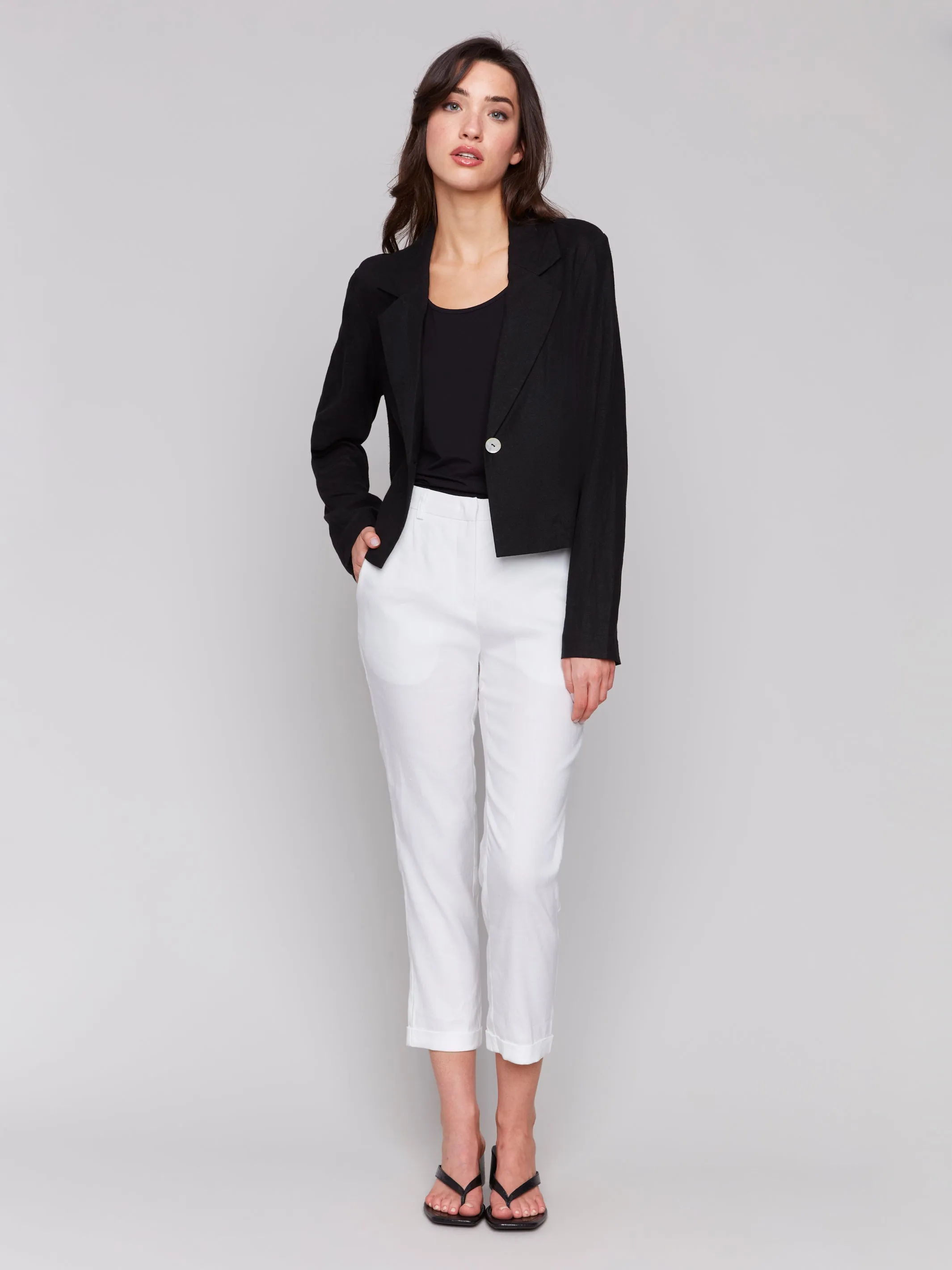 CB Longsleave Crop Blazer