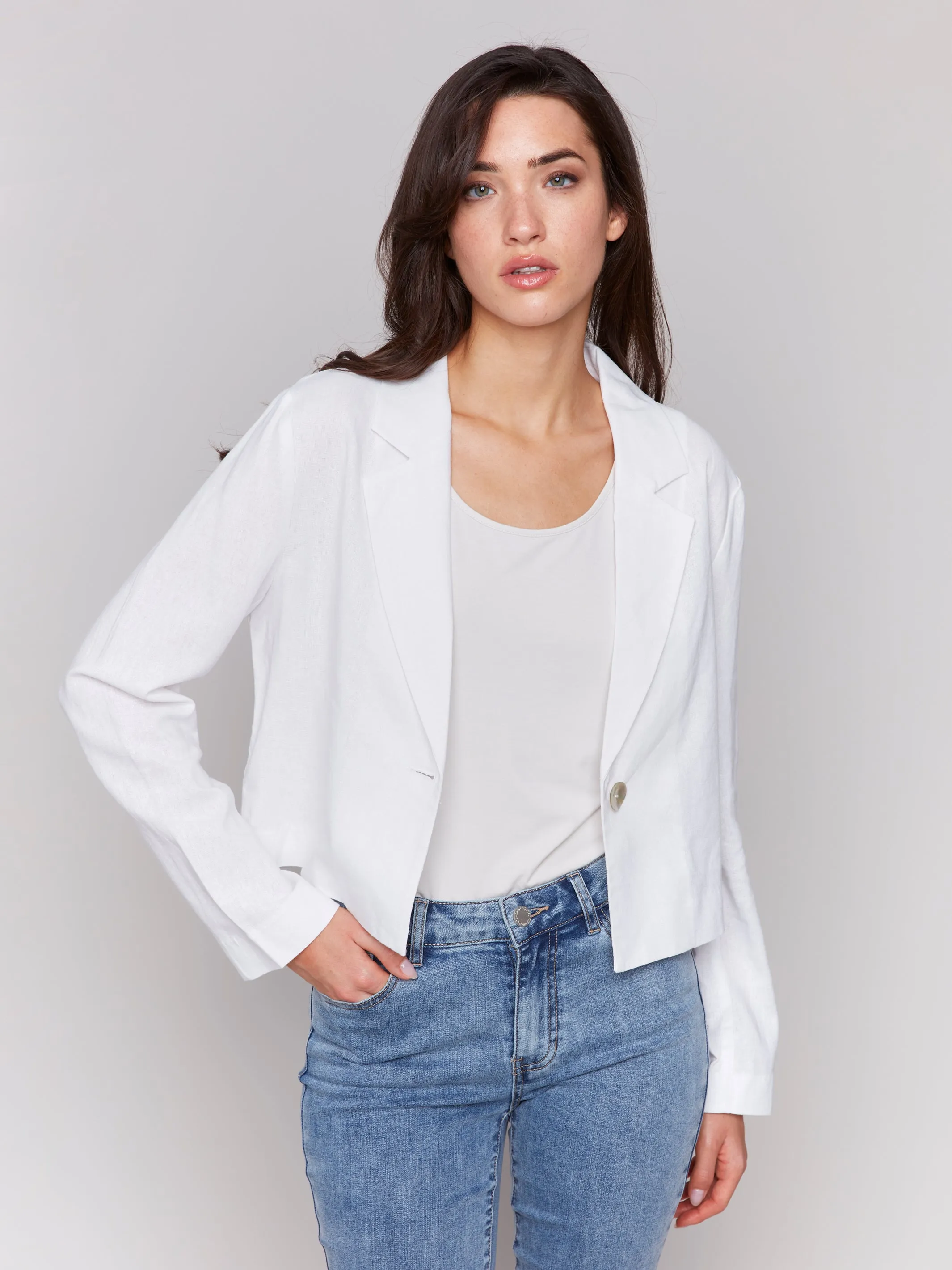 CB Longsleave Crop Blazer