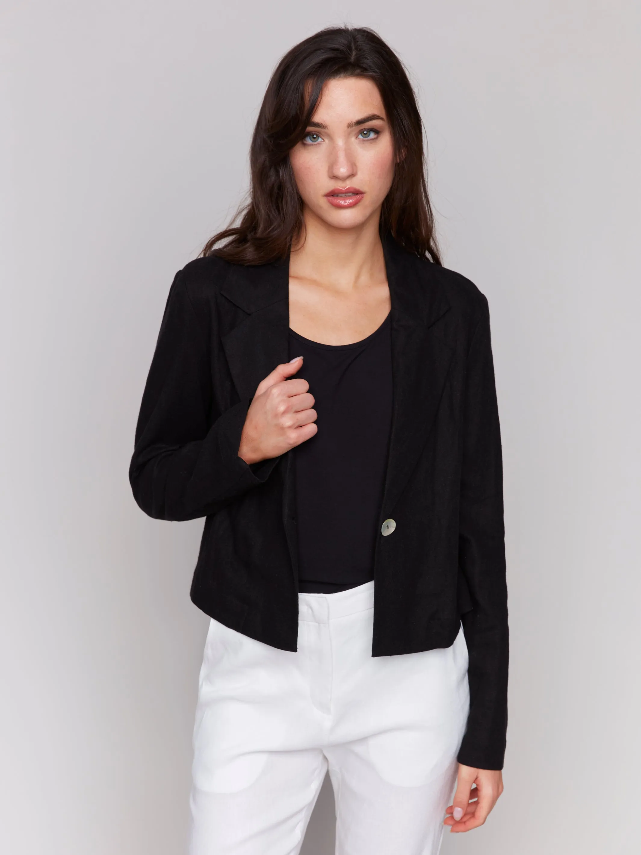 CB Longsleave Crop Blazer