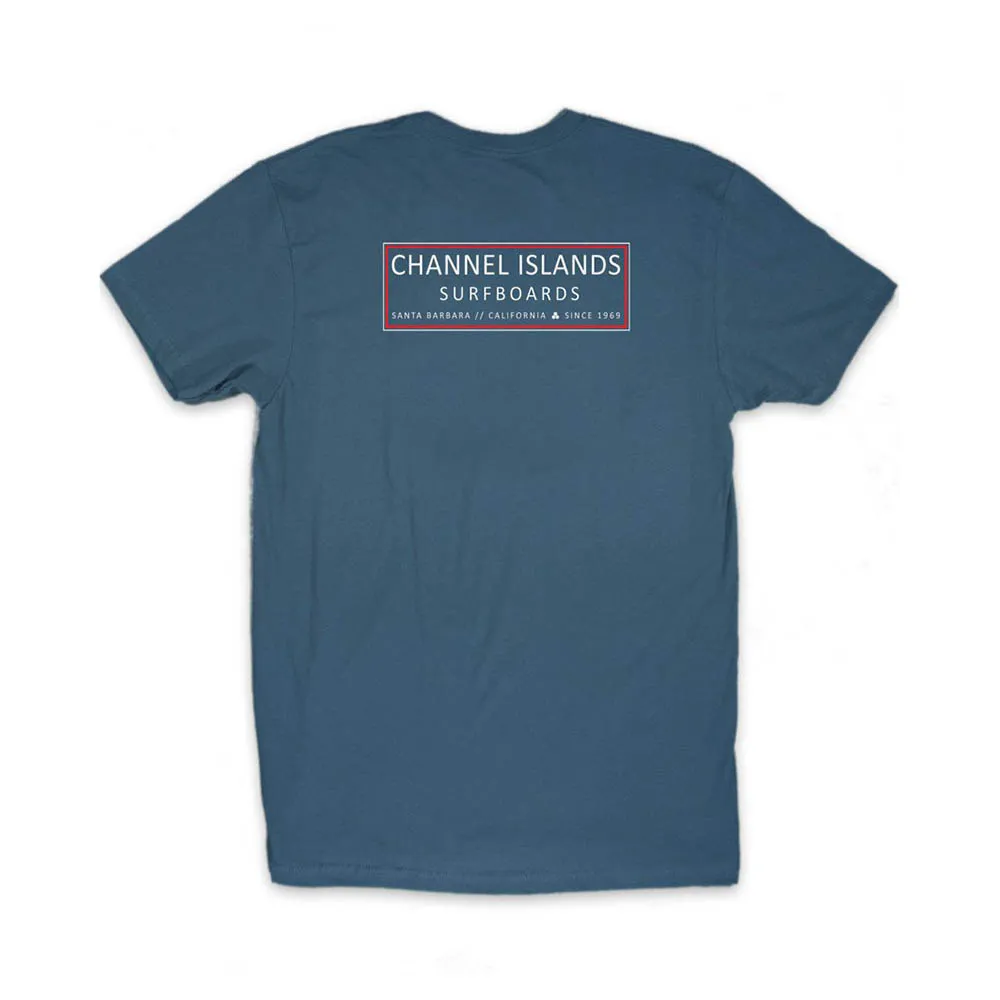 Channel Islands Mr Clean Tee - Indigo