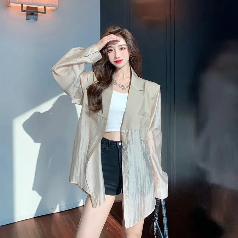 Chic Patchwork Blazer