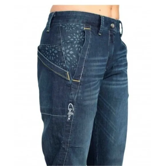 Chillaz Womens Raffa's Pant Jeans Trouser Sz 4/6 29&quot; Waist