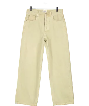 Citizens of Humanity Beige Natural Pina Low Rise Baggy Crop W24