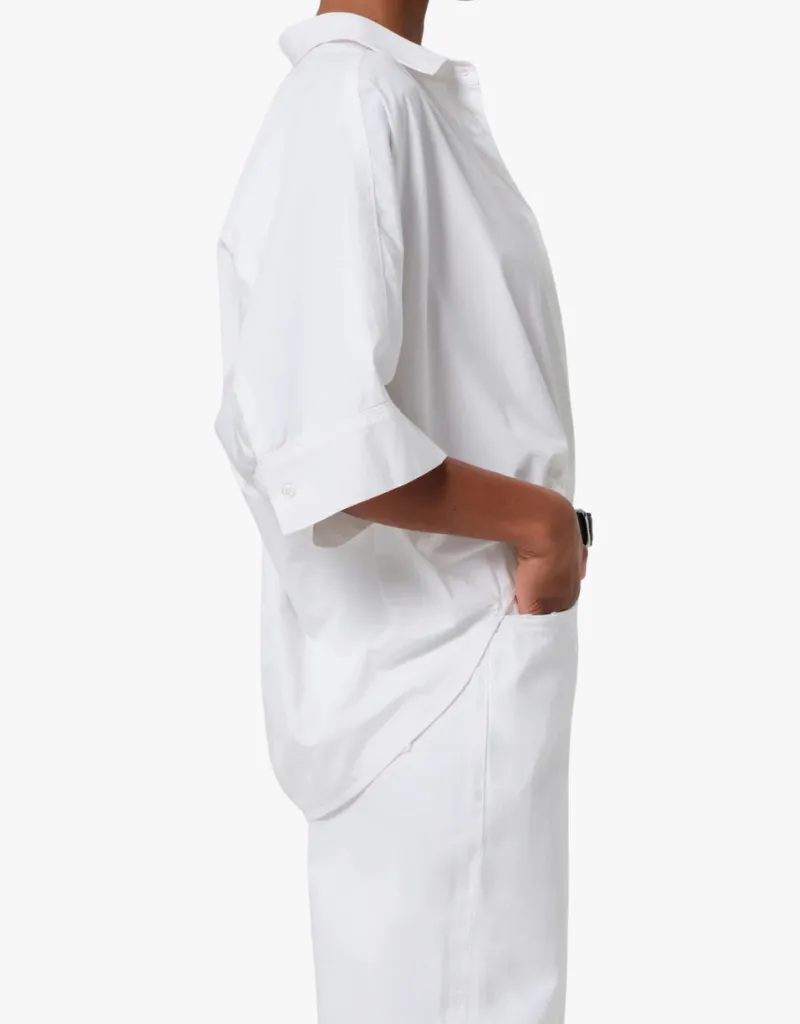 Citizens of Humanity Claire Origami Shirt in Optic White