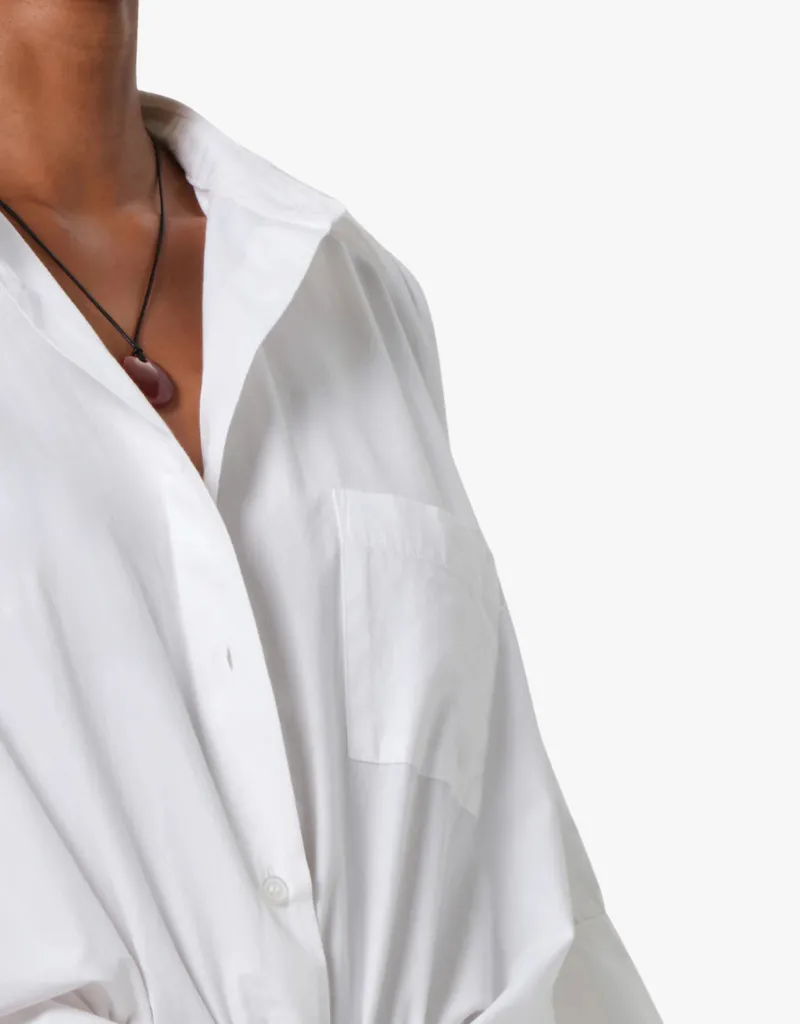Citizens of Humanity Claire Origami Shirt in Optic White