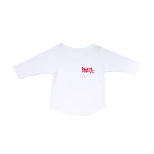 Classic Red Logo Baseball Shirt