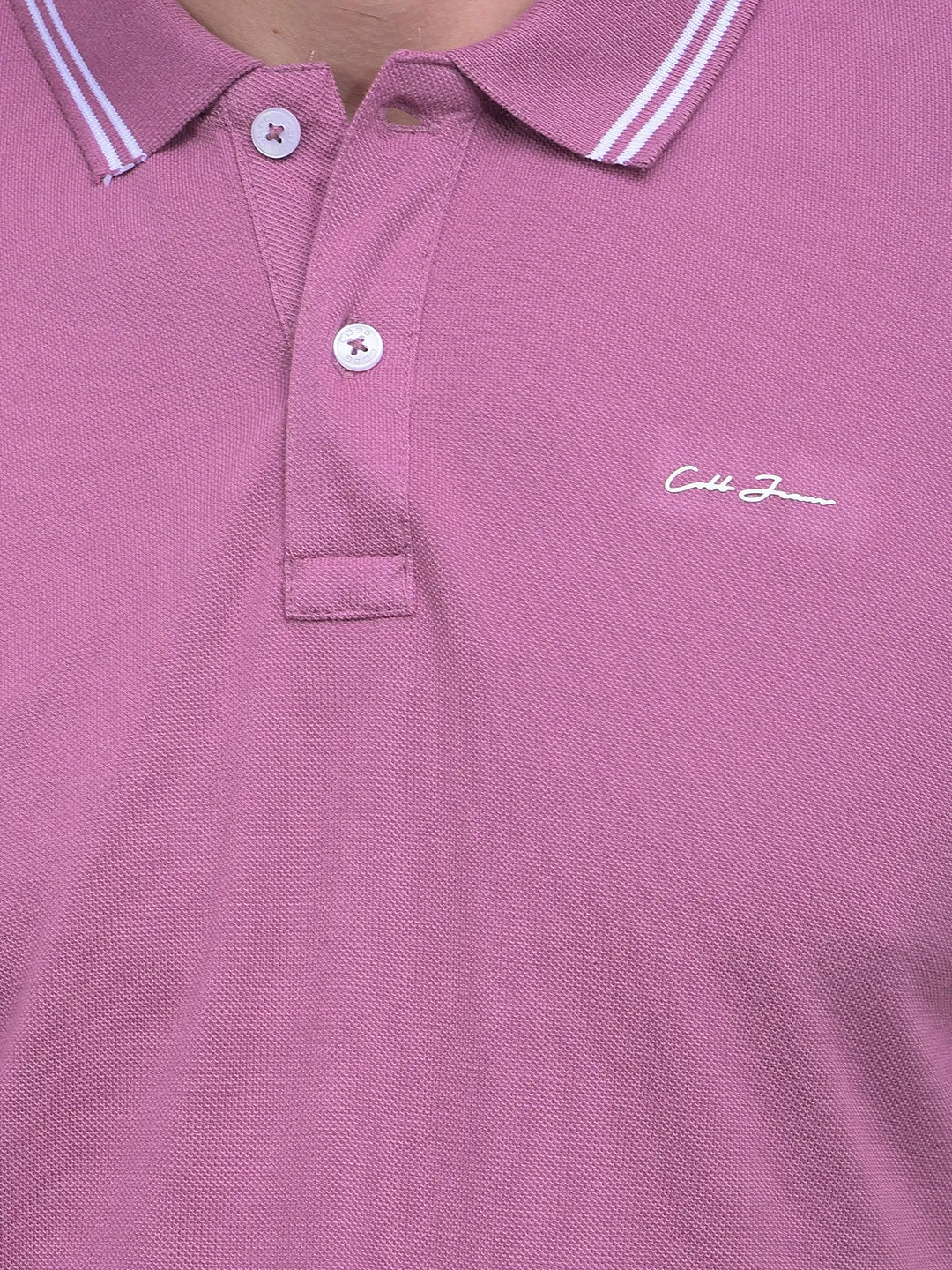 COBB SOLID MOOV POLO NECK T-SHIRT