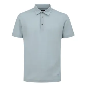 Corneliani Blue Cotton Polo Shirt