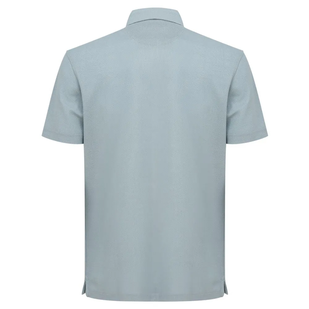 Corneliani Blue Cotton Polo Shirt