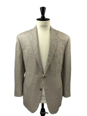 Corneliani Light Brown Silk Melange Jacket