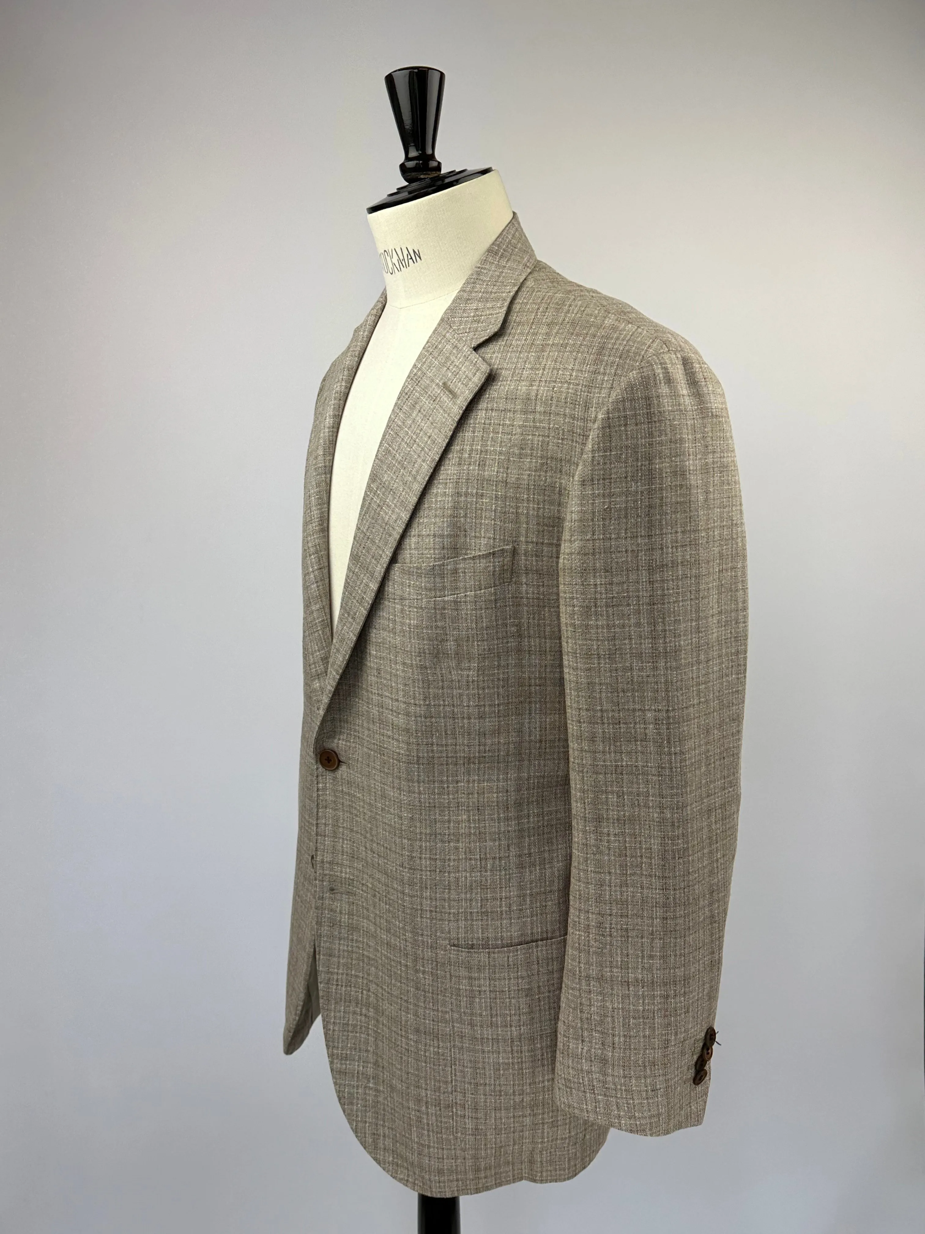 Corneliani Light Brown Silk Melange Jacket