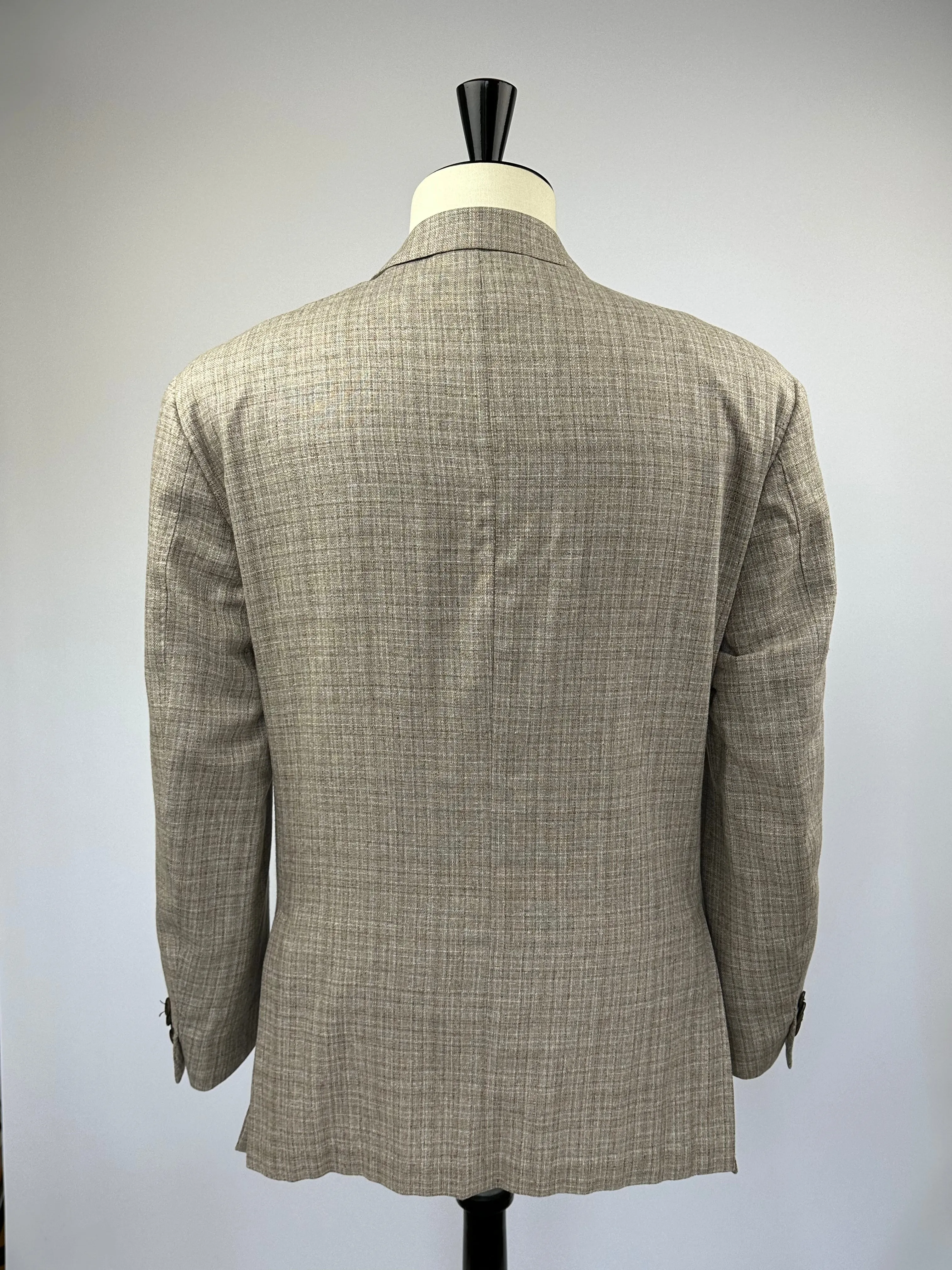 Corneliani Light Brown Silk Melange Jacket