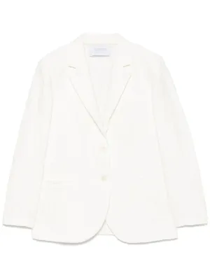 Cotton blend blazer jacket