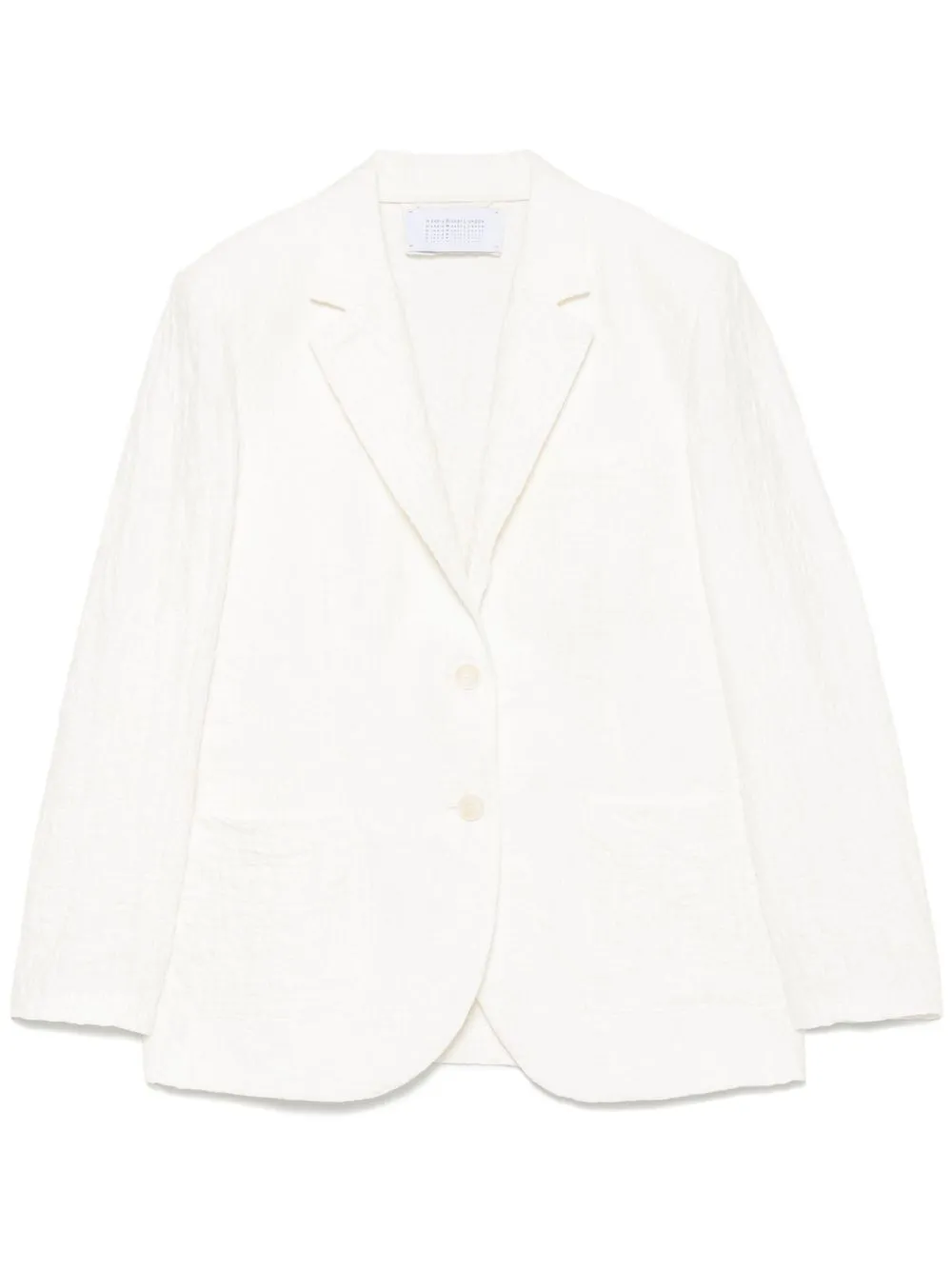 Cotton blend blazer jacket