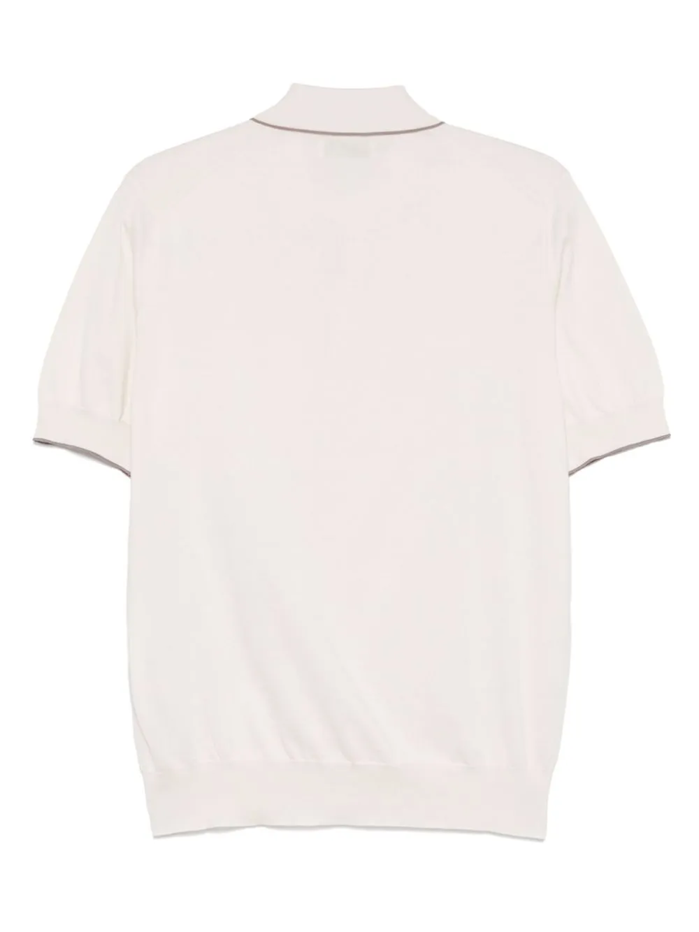 Cotton knitted polo shirt