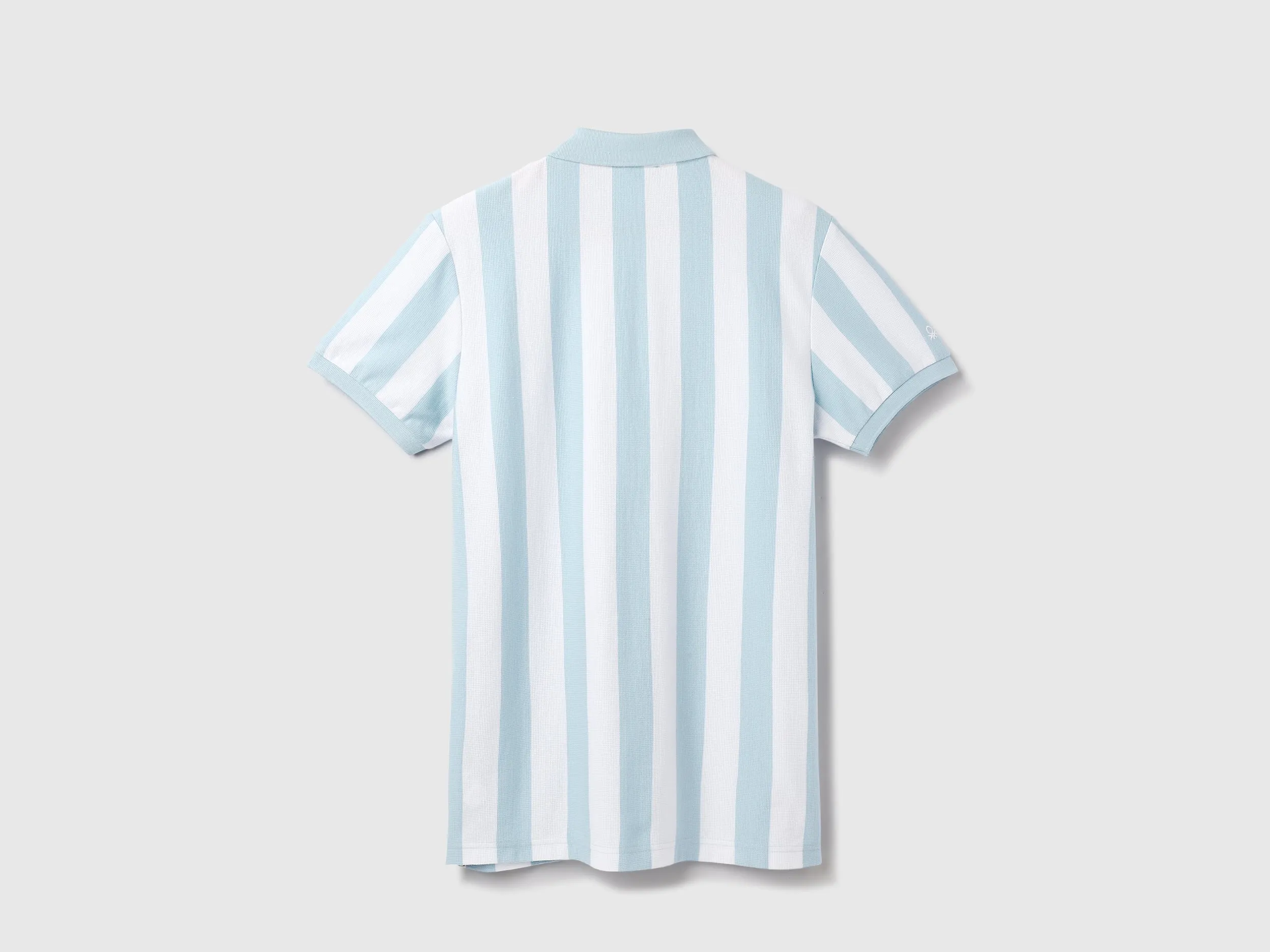 Cotton Striped Polo Collar Mens T-shirts