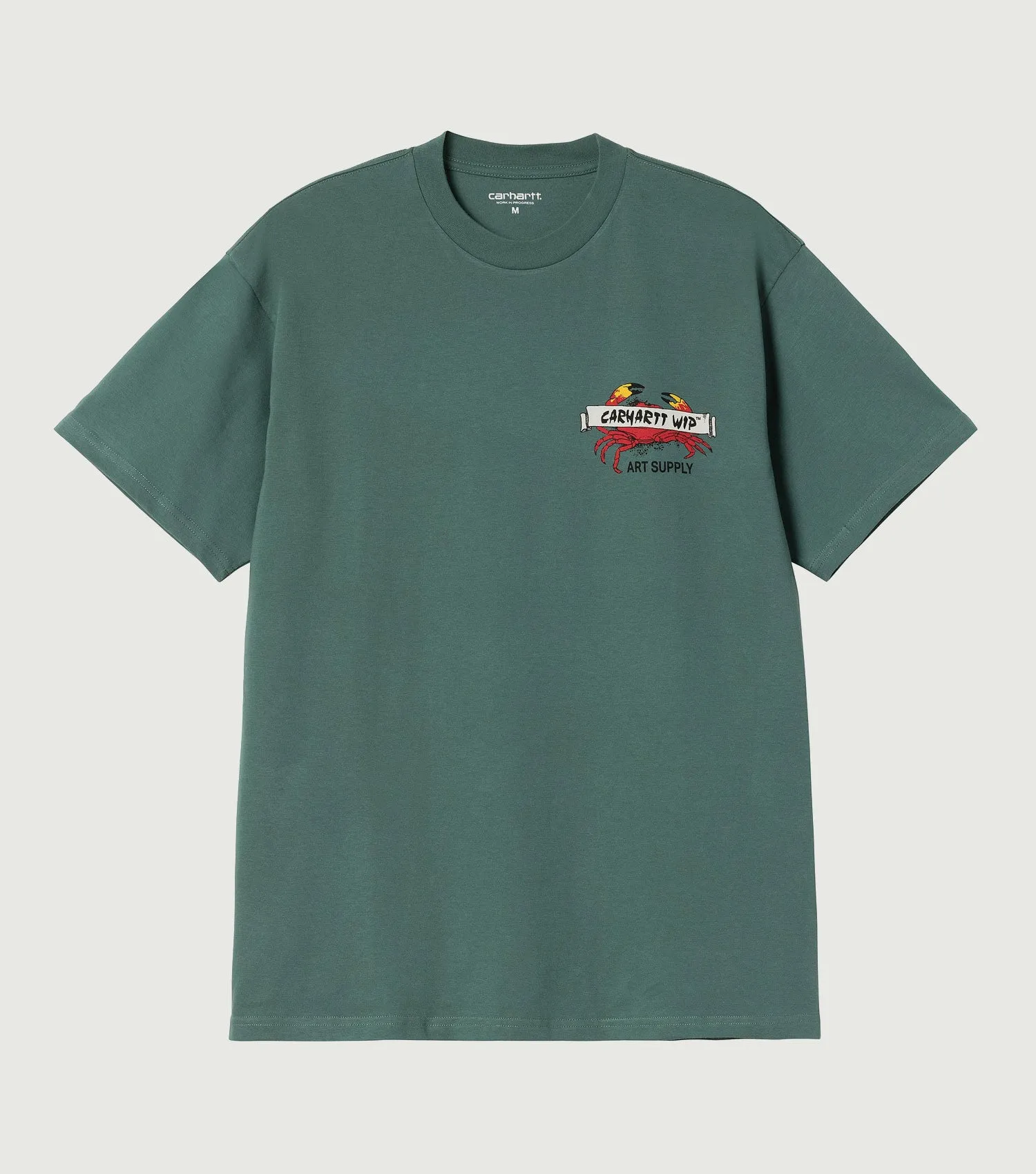 Crab Paint T-Shirt Silver Pine