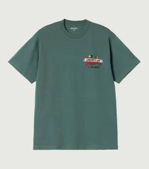 Crab Paint T-Shirt Silver Pine