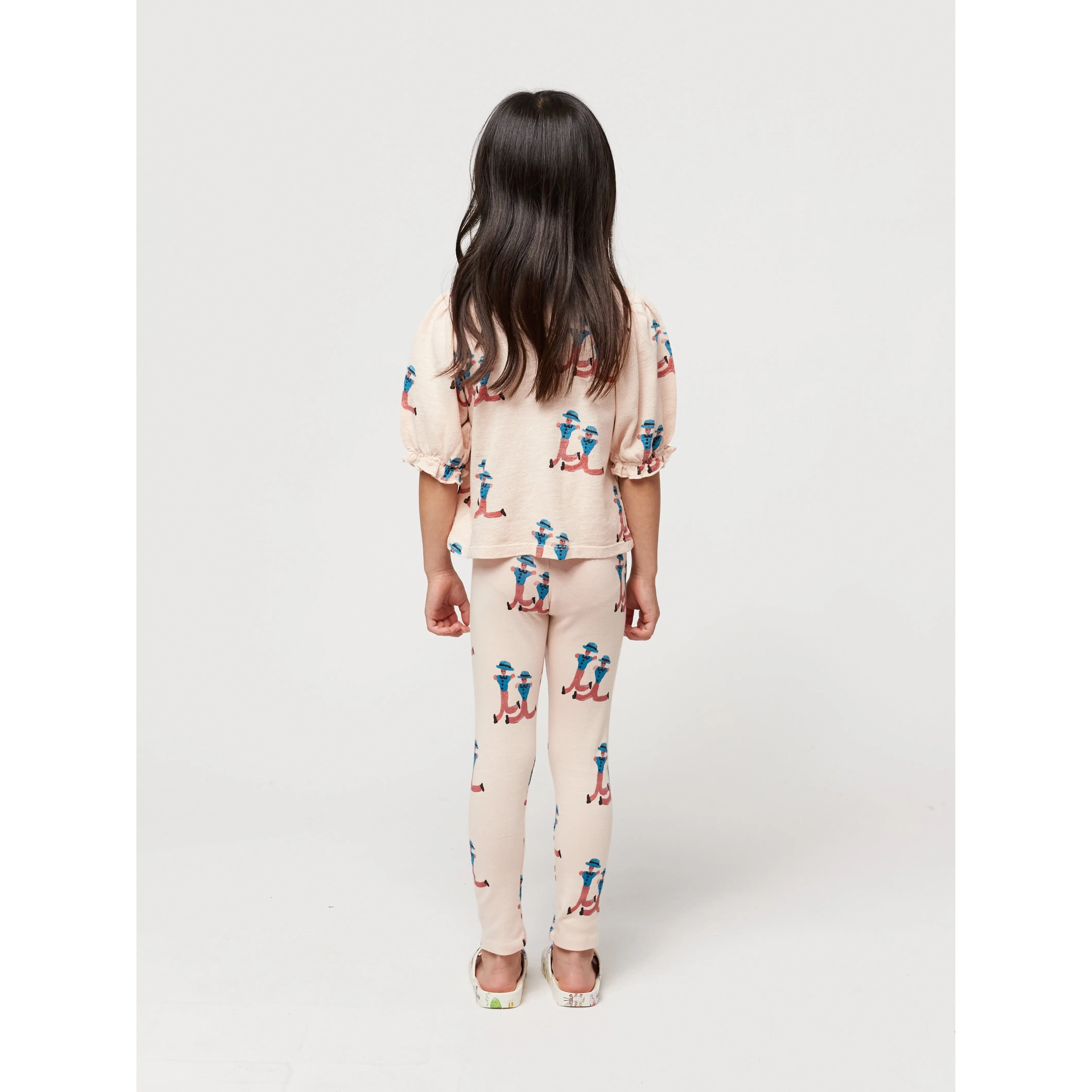 Dancing Giants All Over Puffed Sleeves T-Shirt