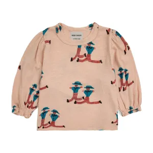 Dancing Giants All Over Puffed Sleeves T-Shirt