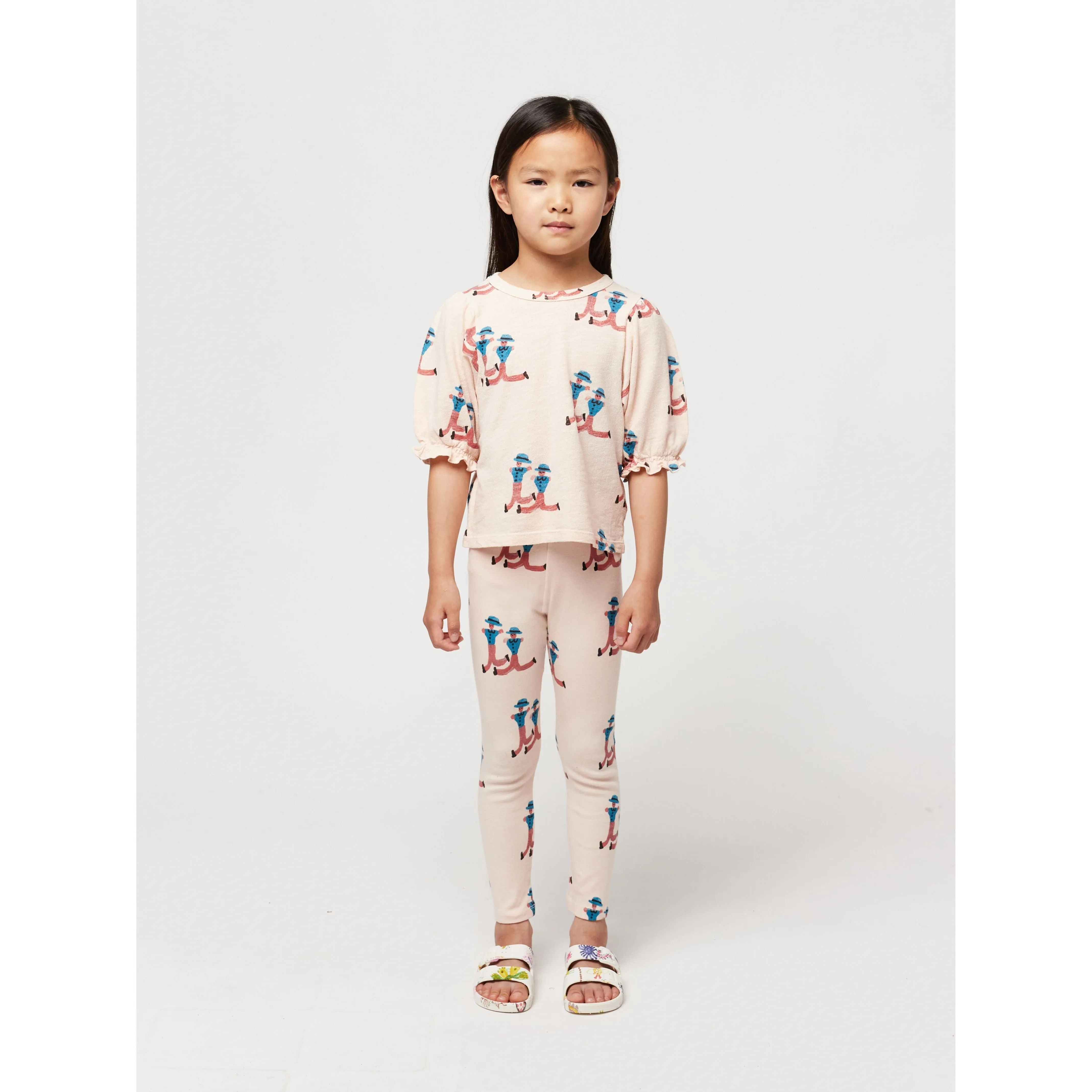 Dancing Giants All Over Puffed Sleeves T-Shirt