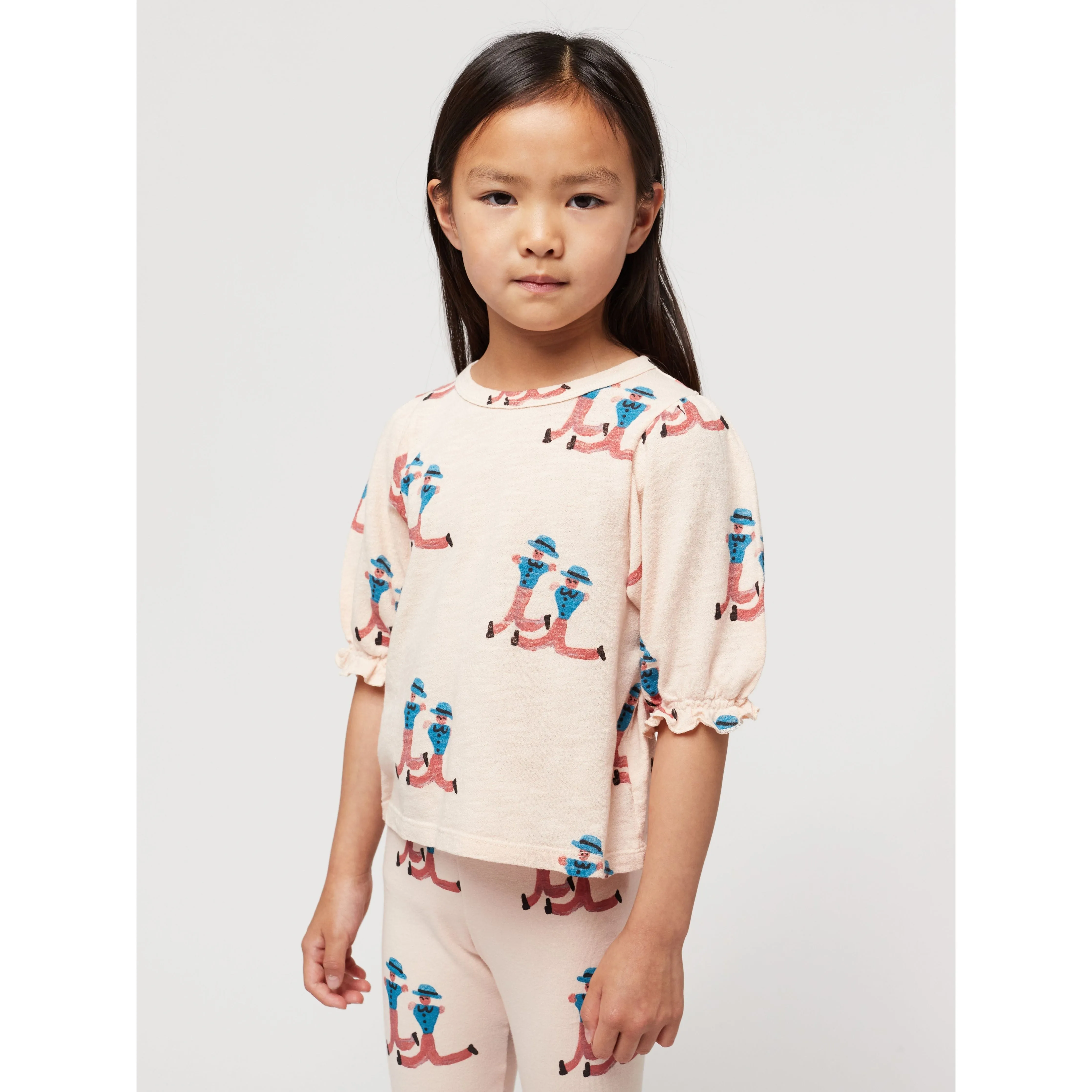 Dancing Giants All Over Puffed Sleeves T-Shirt