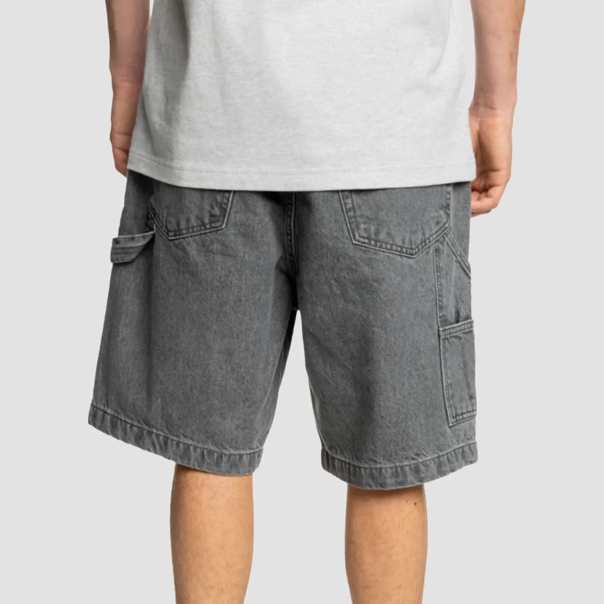 DC Carpenter Baggy Denim Shorts Medium Grey
