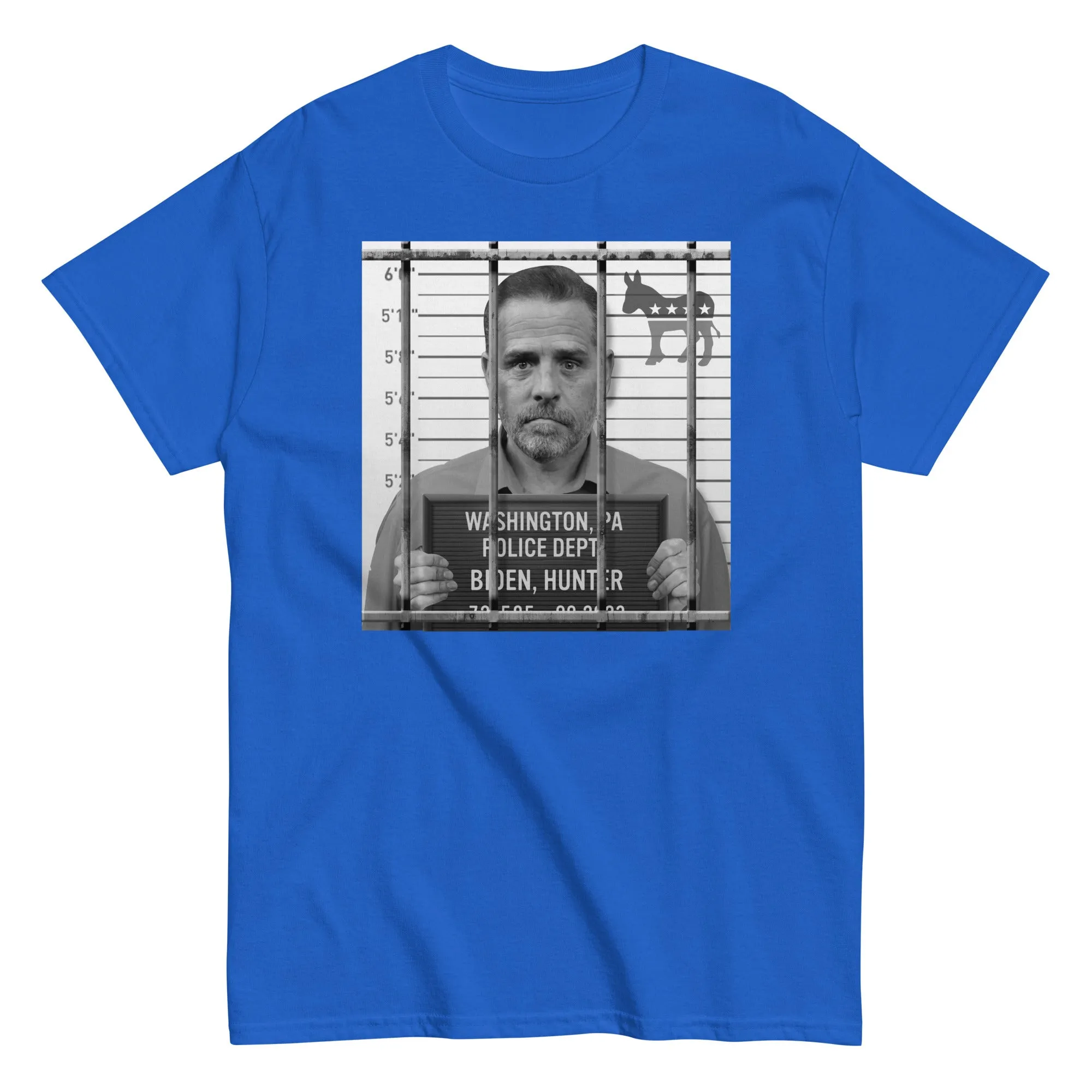 Democrat Hunter Biden Mugshot Shirt