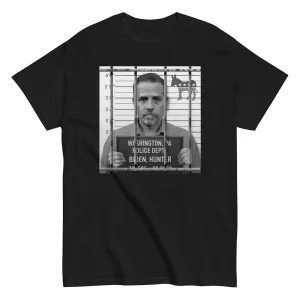 Democrat Hunter Biden Mugshot Shirt