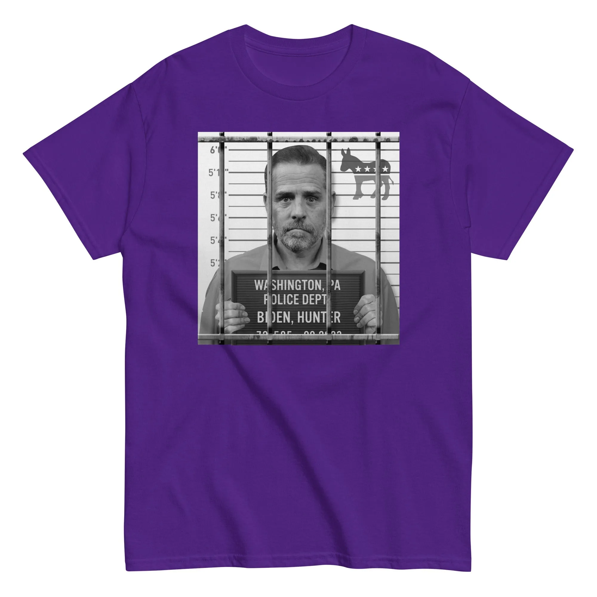 Democrat Hunter Biden Mugshot Shirt