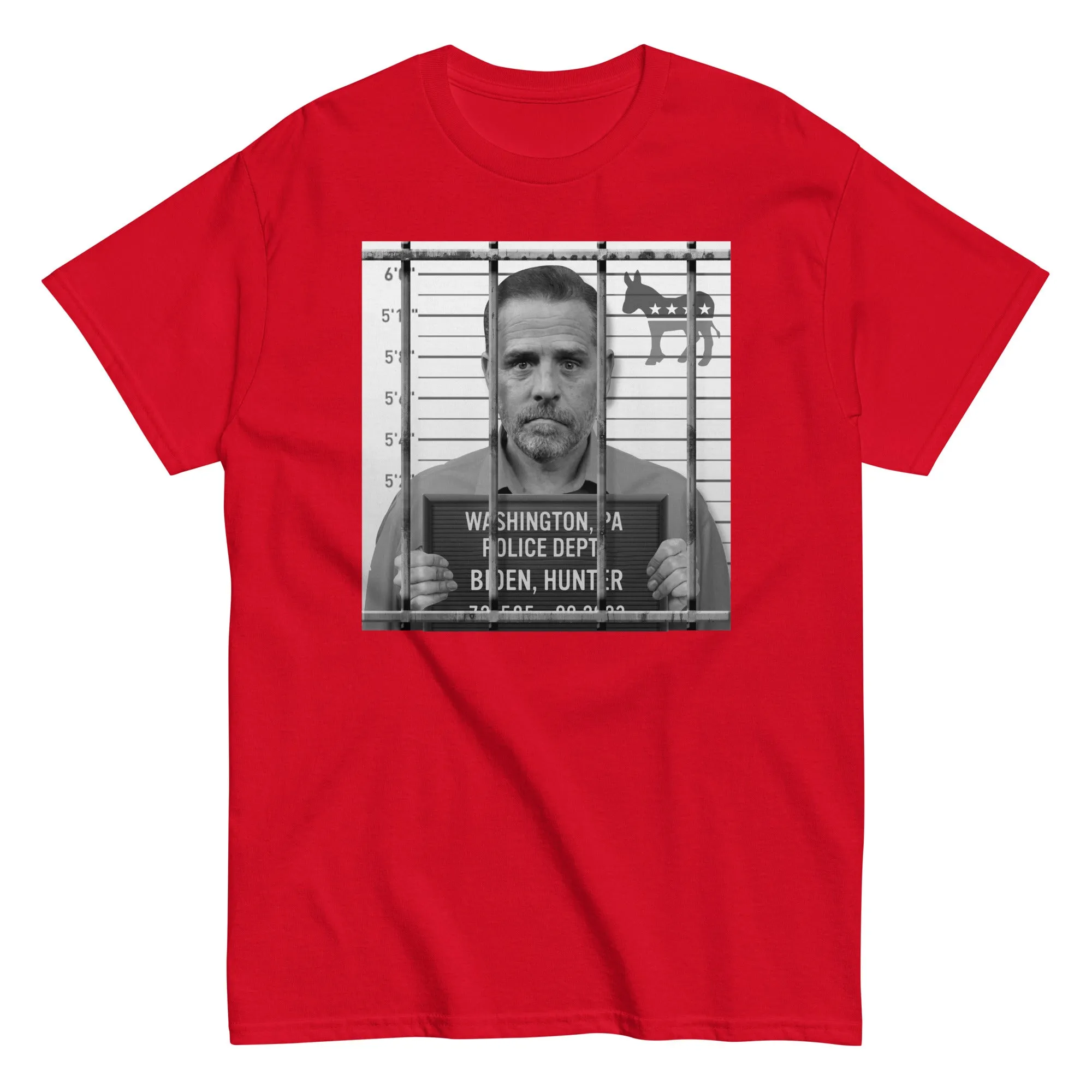 Democrat Hunter Biden Mugshot Shirt