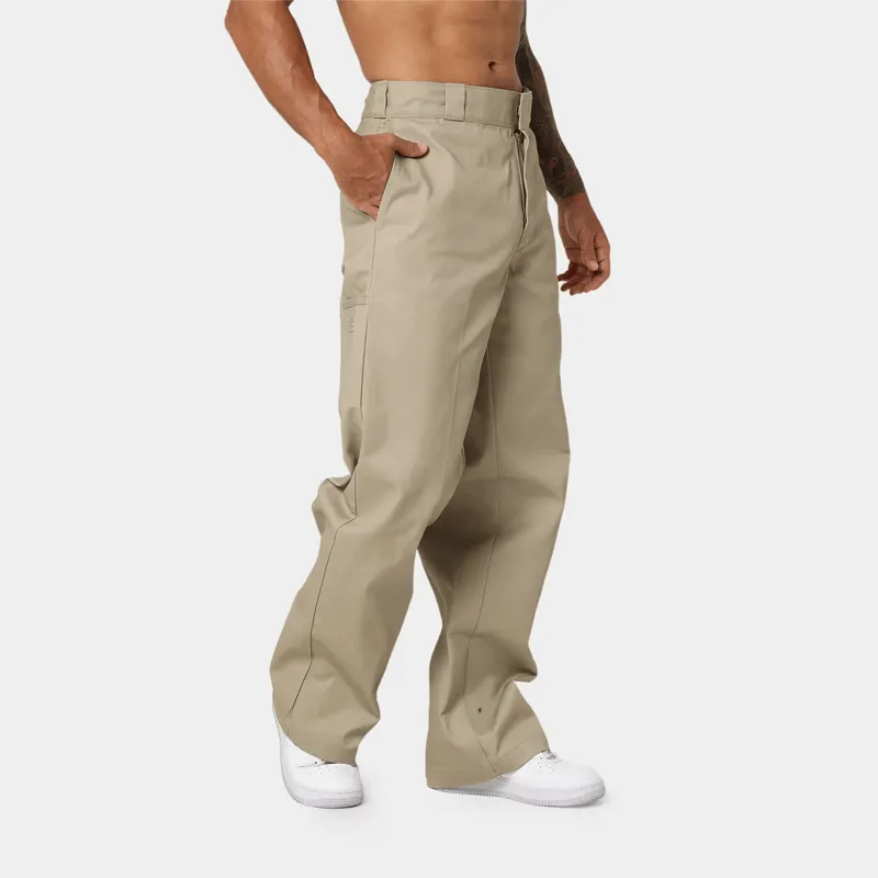 DICKIES - 852AU Super Baggy Loose Fit Work Pants- KHAKI