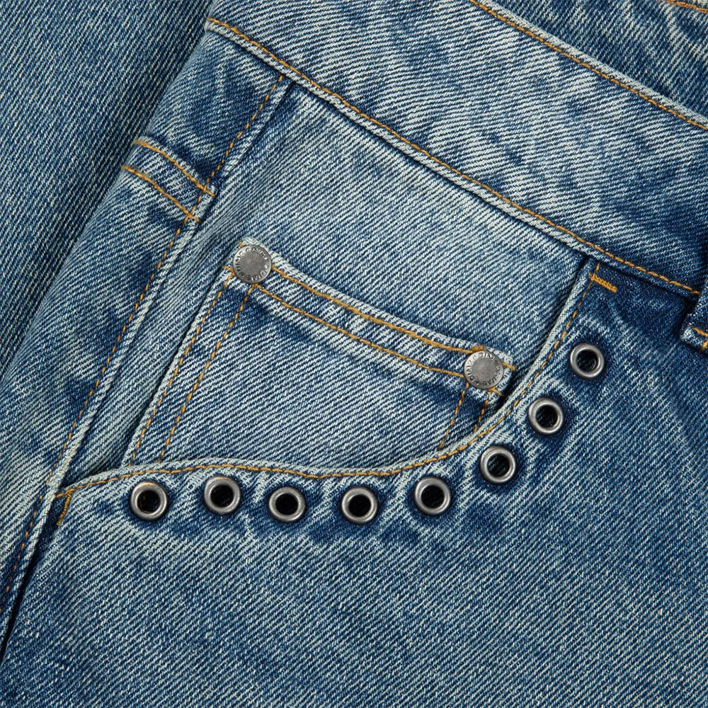 Dime MTL Classic Relaxed Denim Pants Sandblasted Indigo
