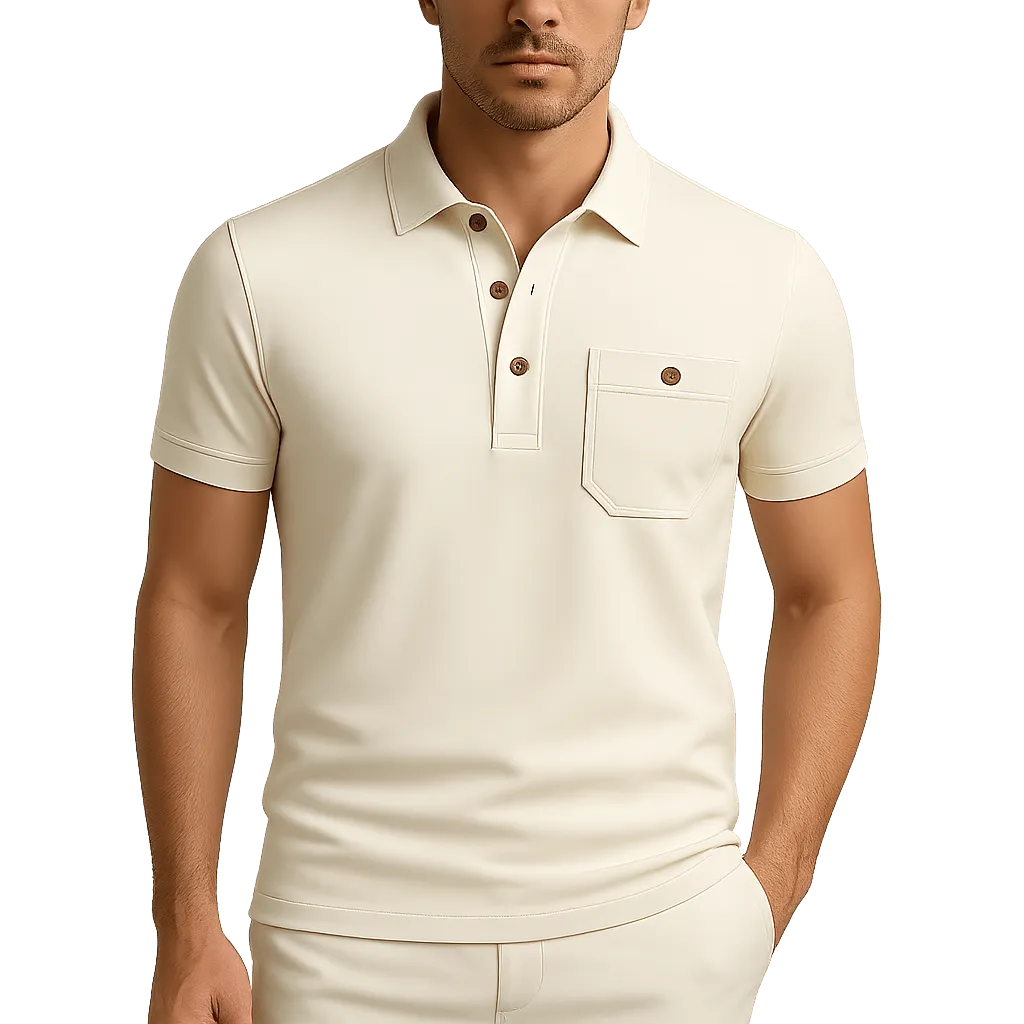 Domoir | Casual Cotton Polo Shirt