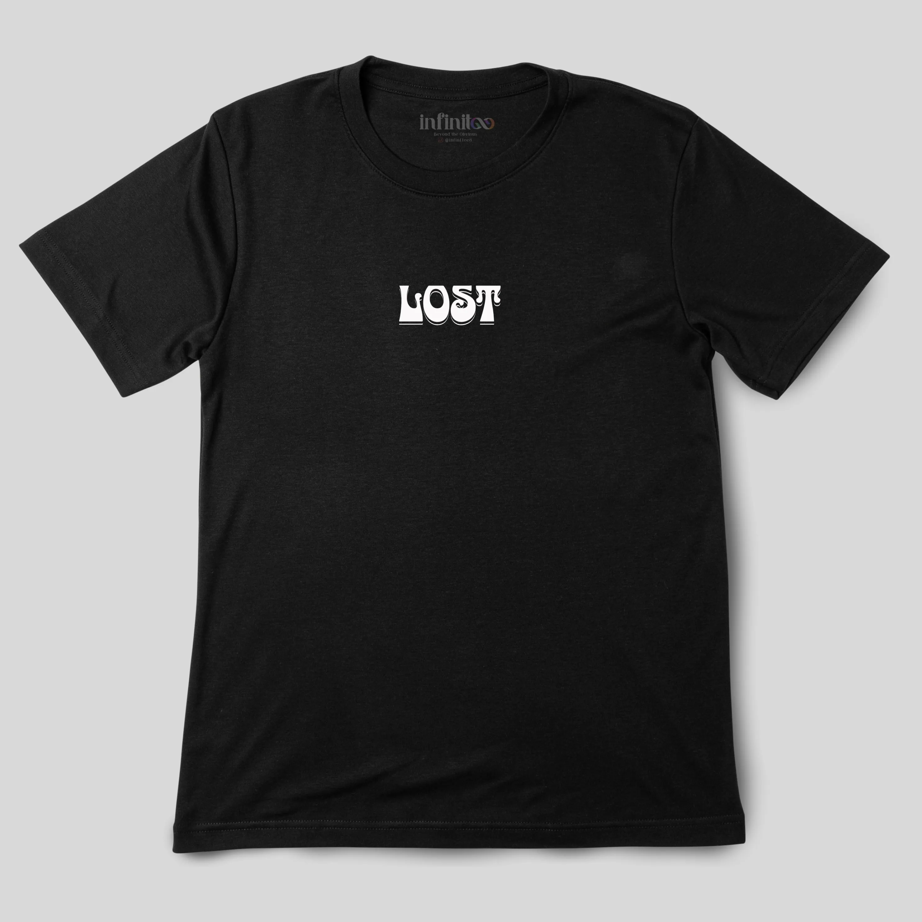 Don't Follow Me, I'm Lost Too Basic Black Unisex T-shirt