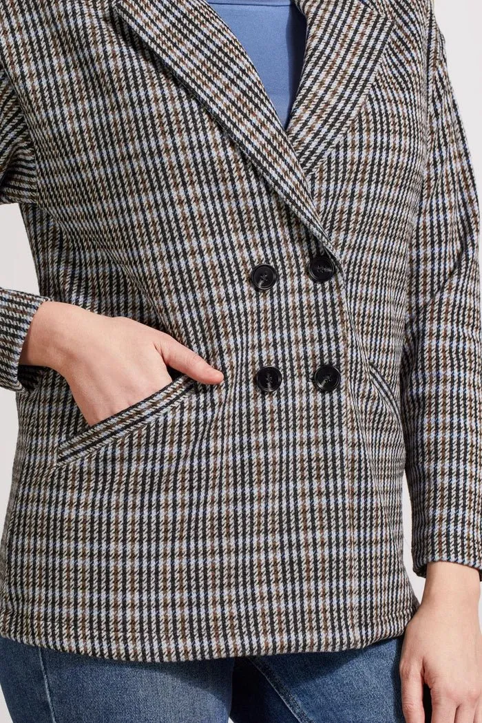 Double Breast Knit Blazer